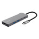 Trust 26062 hub de interfaz USB Tipo C Gris